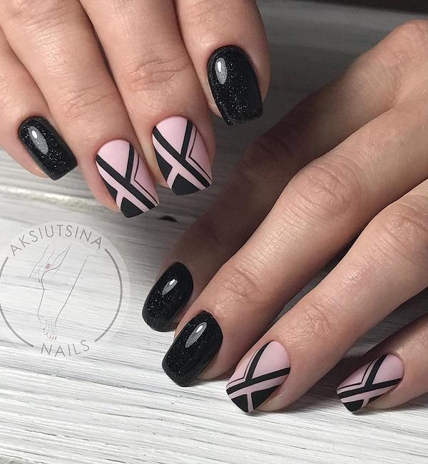 55 Stripes Nail Art Ideas