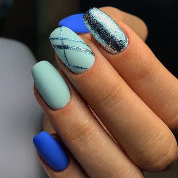 55 Stripes Nail Art Ideas