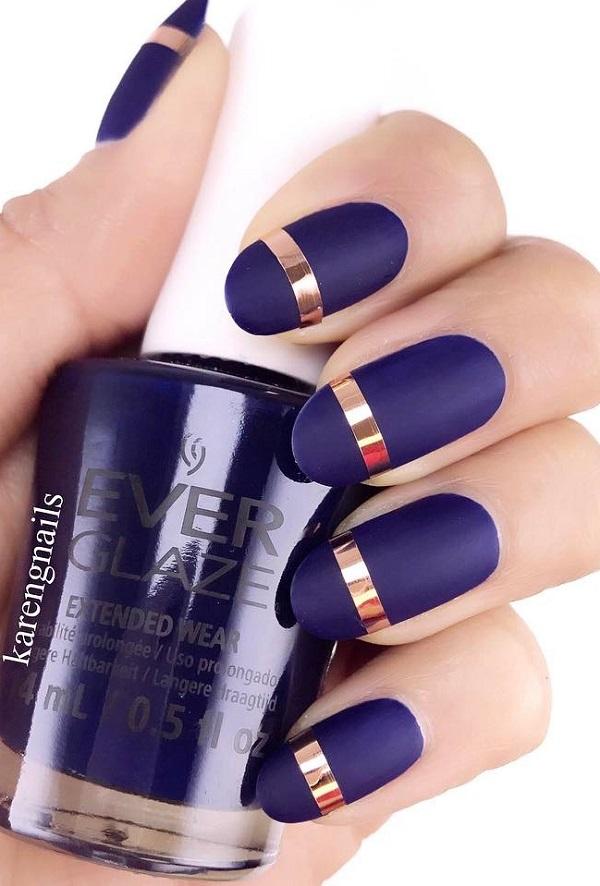 55 Stripes Nail Art Ideas
