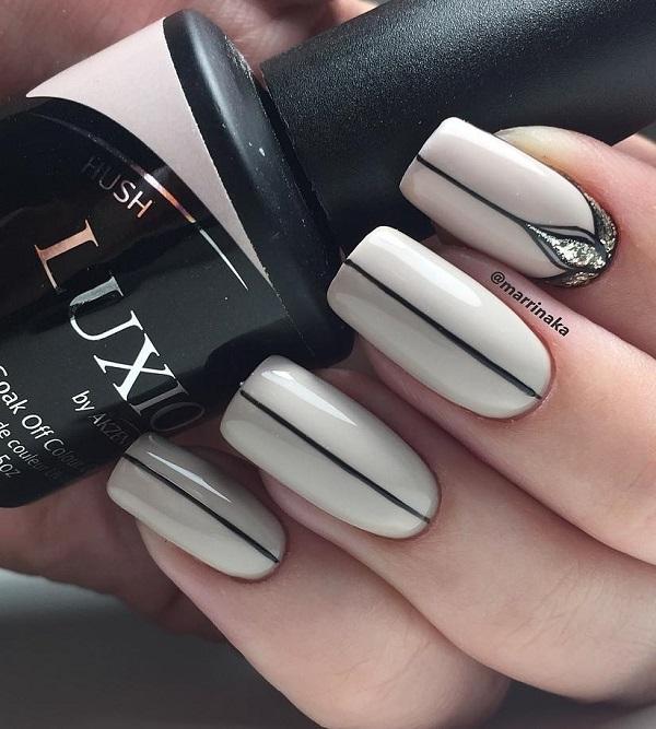 55 Stripes Nail Art Ideas