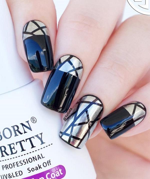 55 Stripes Nail Art Ideas