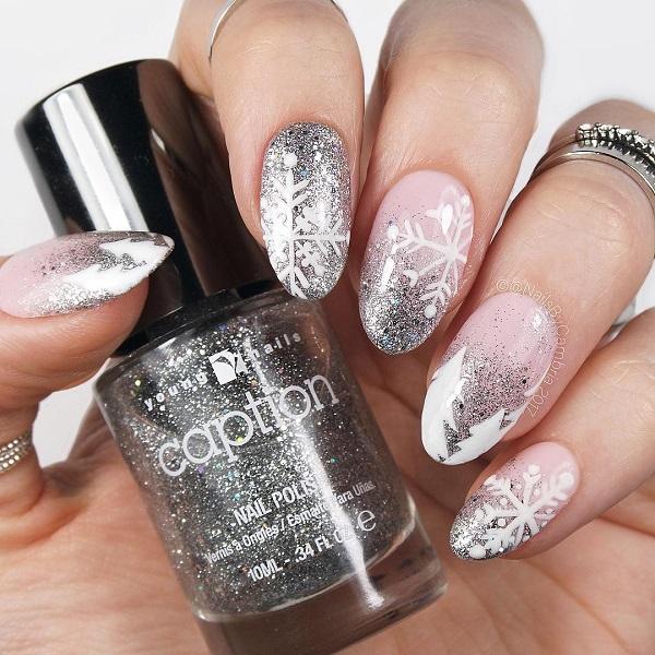 40 Snow Nail Art Ideas For Winter