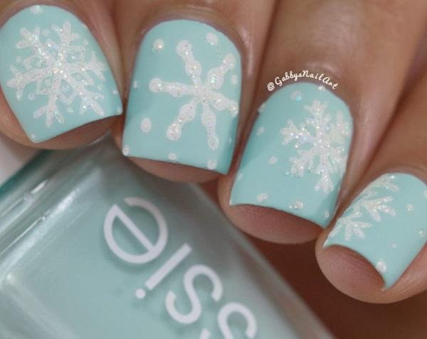 40 Snow Nail Art Ideas For Winter