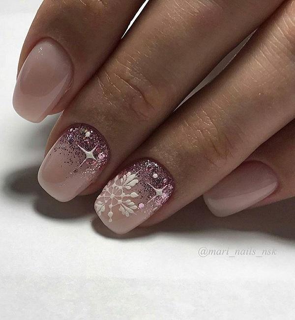 40 Snow Nail Art Ideas For Winter