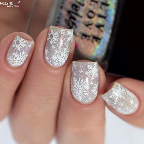 40 Snow Nail Art Ideas For Winter