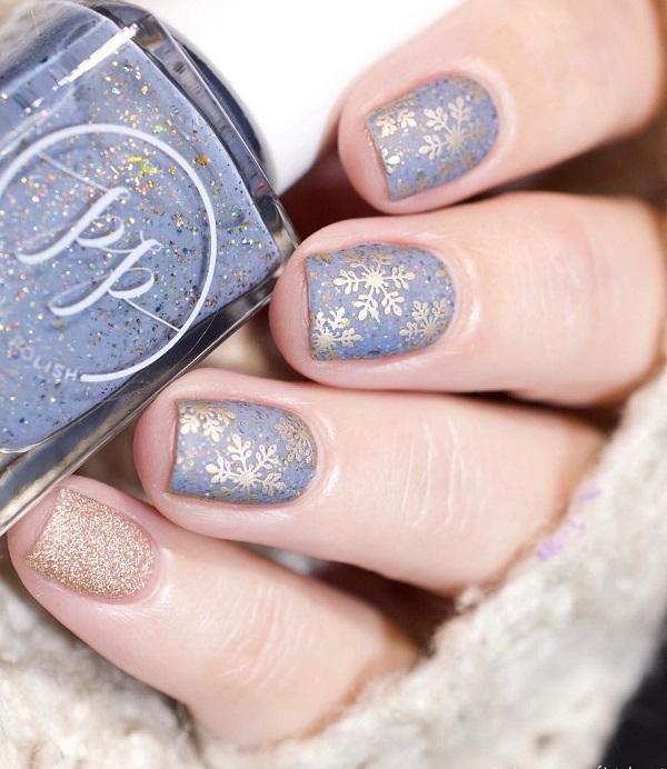 40 Snow Nail Art Ideas For Winter