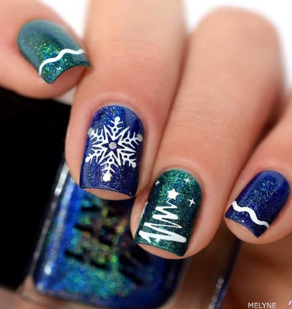 40 Snow Nail Art Ideas For Winter