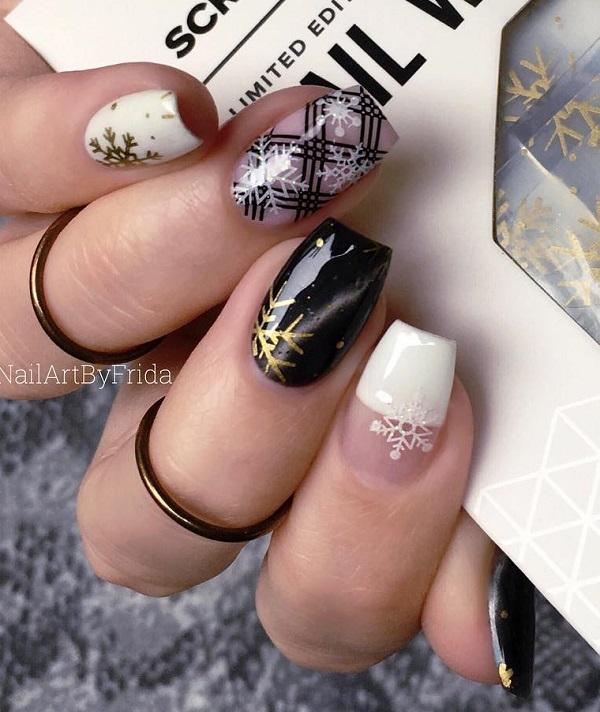 40 Snow Nail Art Ideas For Winter