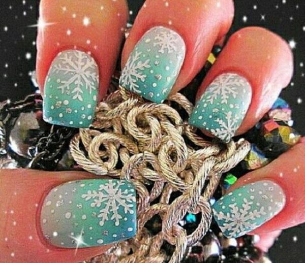 40 Snow Nail Art Ideas For Winter