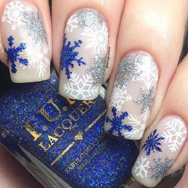 40 Snow Nail Art Ideas For Winter