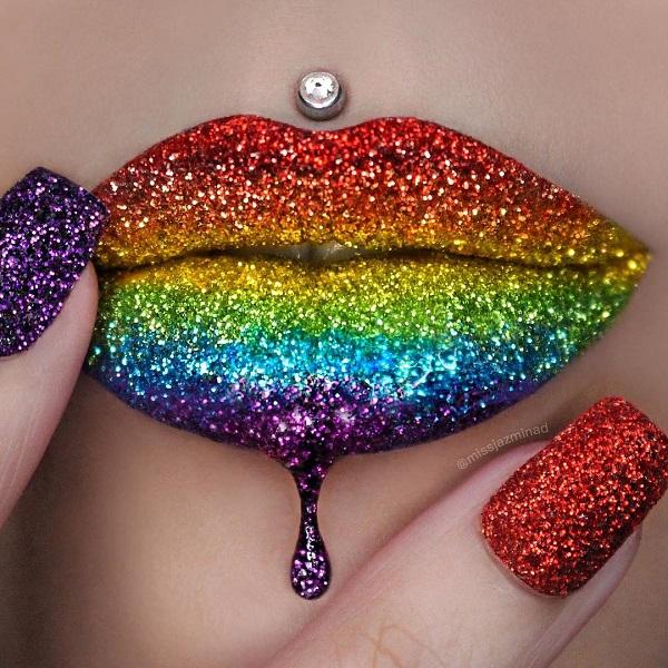 30 Matching nails and lipstick makeups