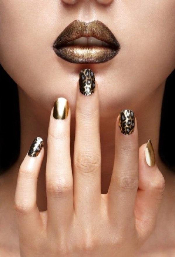 30 Matching nails and lipstick makeups