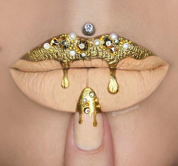 30 Matching nails and lipstick makeups