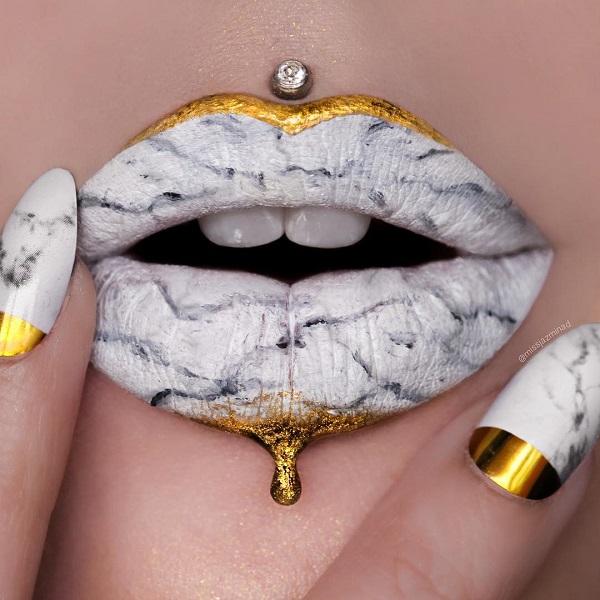 30 Matching nails and lipstick makeups