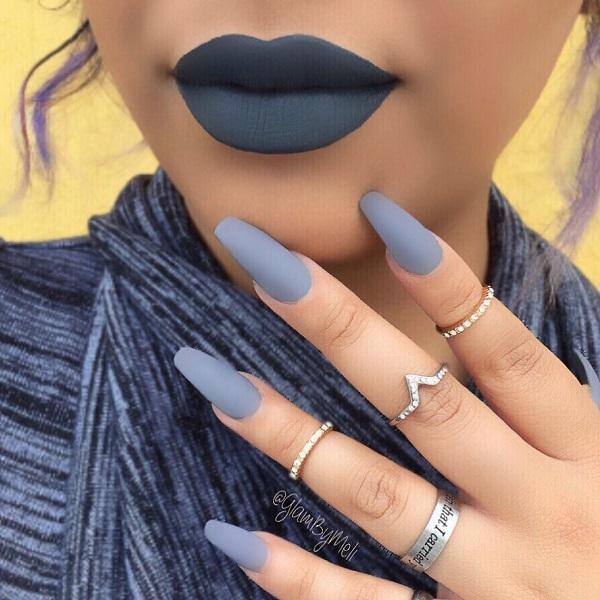 30 Matching nails and lipstick makeups