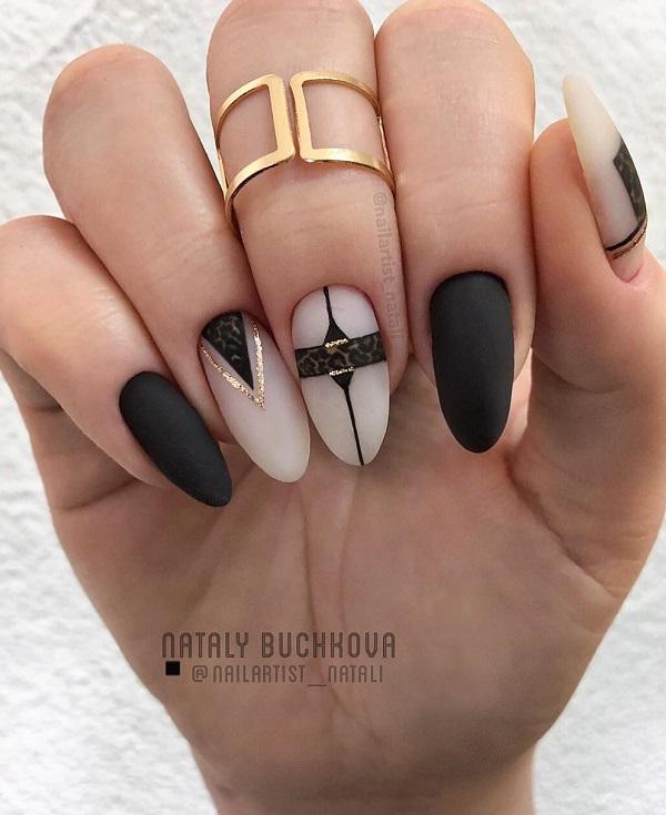 40 Geometric Nail Art Ideas