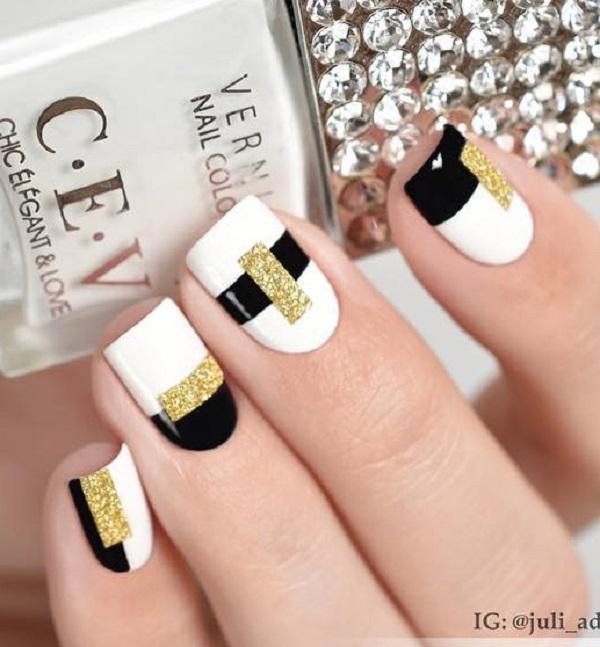 40 Geometric Nail Art Ideas