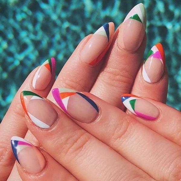 40 Geometric Nail Art Ideas