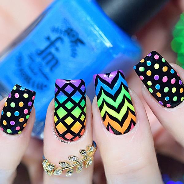 40 Geometric Nail Art Ideas