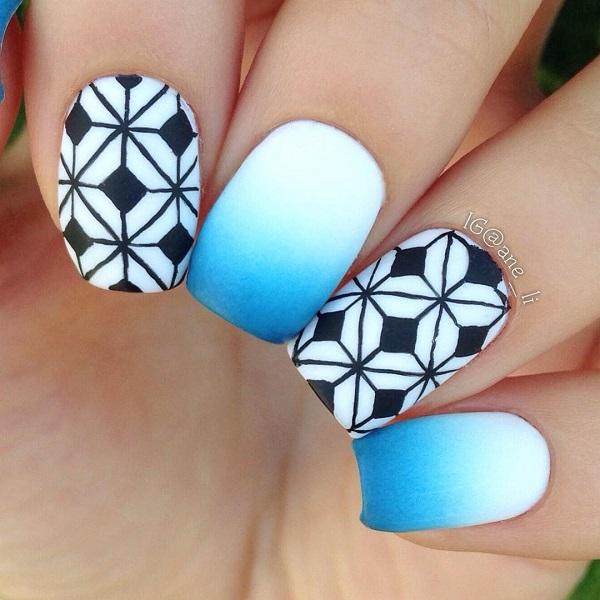 40 Geometric Nail Art Ideas
