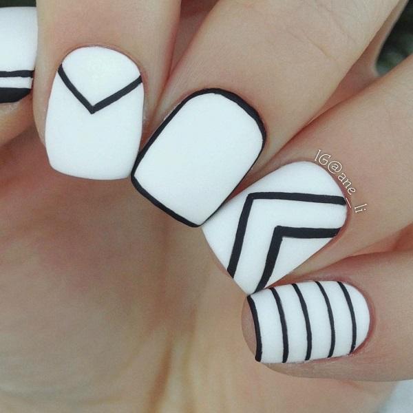 40 Geometric Nail Art Ideas