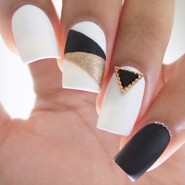 40 Geometric Nail Art Ideas