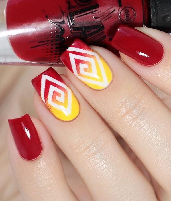 40 Geometric Nail Art Ideas