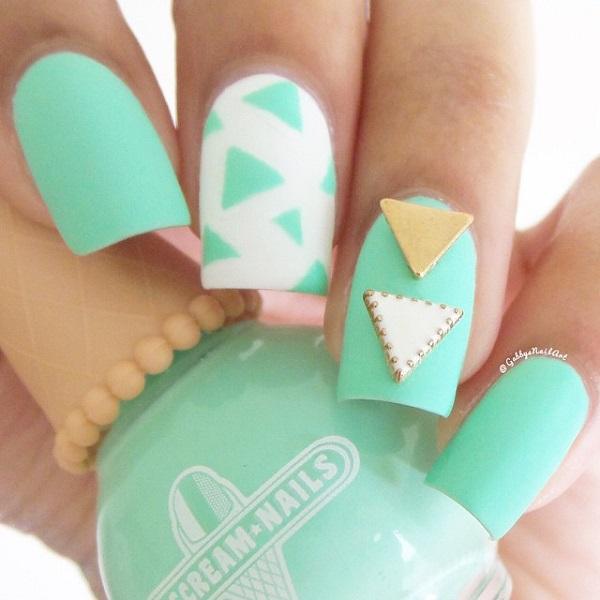 40 Geometric Nail Art Ideas
