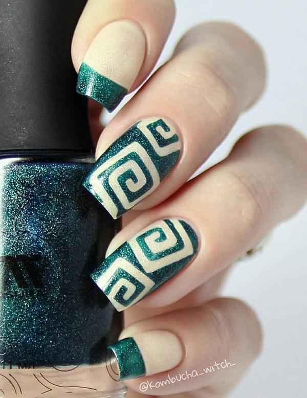 40 Geometric Nail Art Ideas