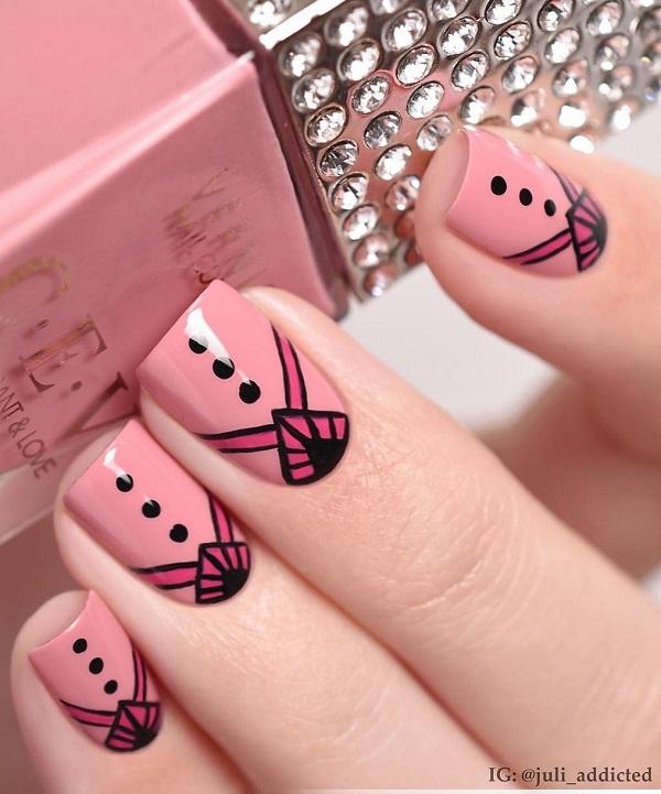40 Geometric Nail Art Ideas