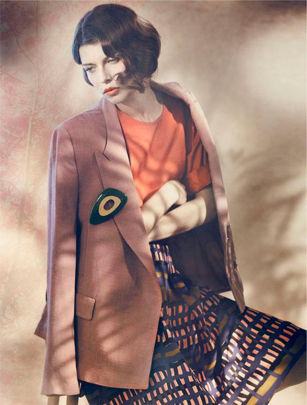 Louise Pedersen by Signe Vilstrup for Elle Denmark