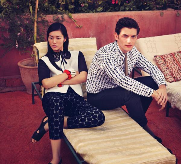 Liu Wen &amp; Imogen Poots for Marni x H&amp;M