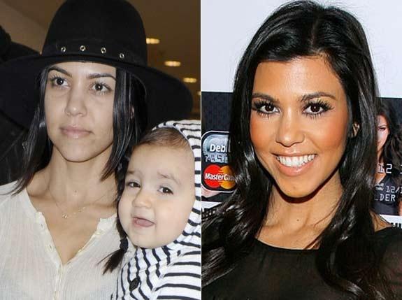kourtney-kardashian_575_429 30 Celebrities Without Makeup - Part 1
