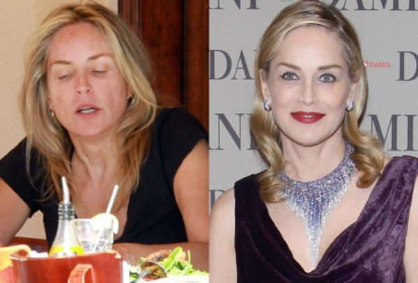 sharon-stone600_406 30 Celebrities Without Makeup - Part 1