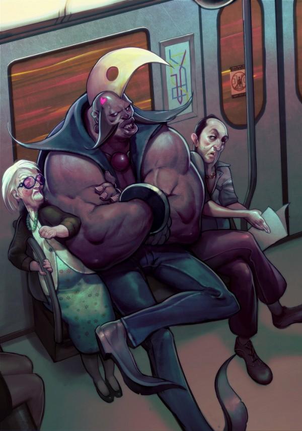 Street fighter characters by Doe