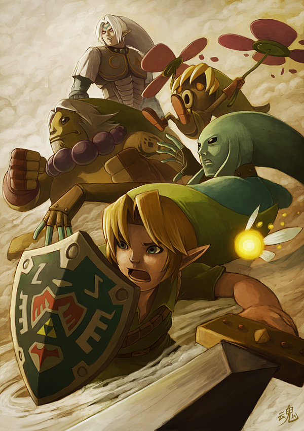 Zelda Artwork by Ryan Shiu