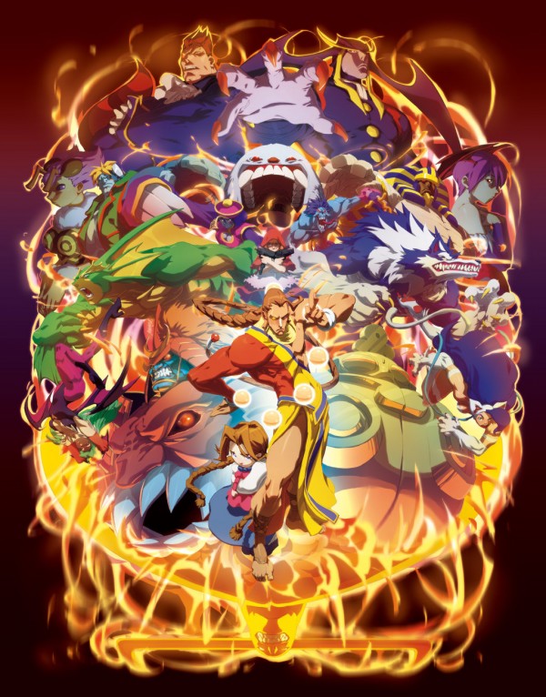 Incredible fighing game character collages