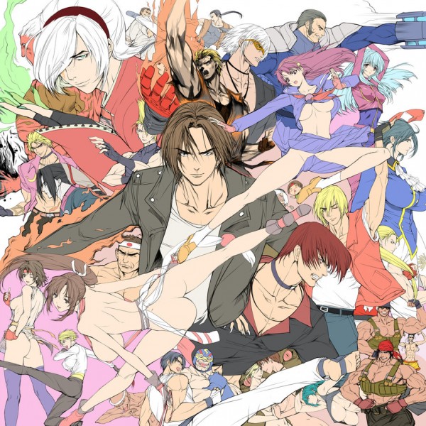 Incredible fighing game character collages