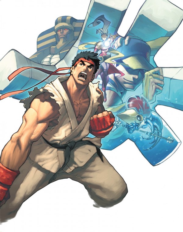 Incredible fighing game character collages