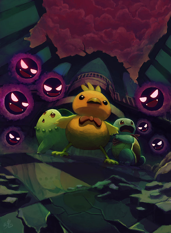 Pokemon Art by Ryan Shiu