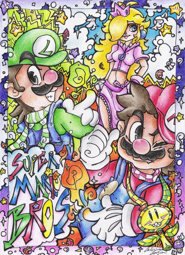 Mario Drawings by Caterina Corsini