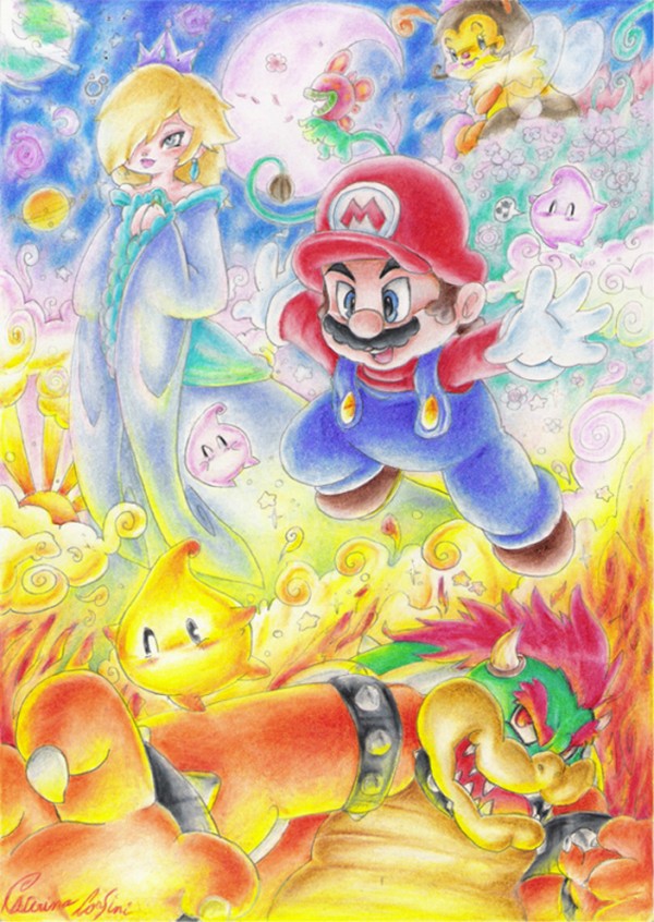 Mario Drawings by Caterina Corsini