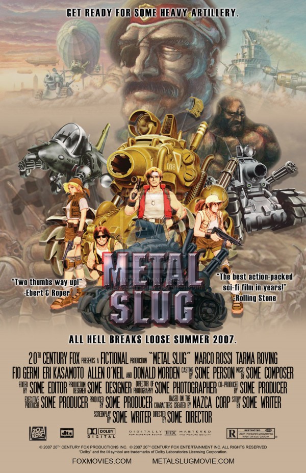 Video game movie posters