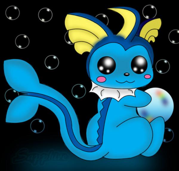 vaporeon_bubble_by_darkleesh600_572 Eevee's Evolution
