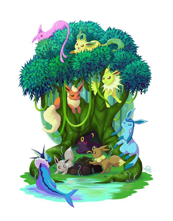 transform_forest_by_andrepaz600_768 Eevee's Evolution