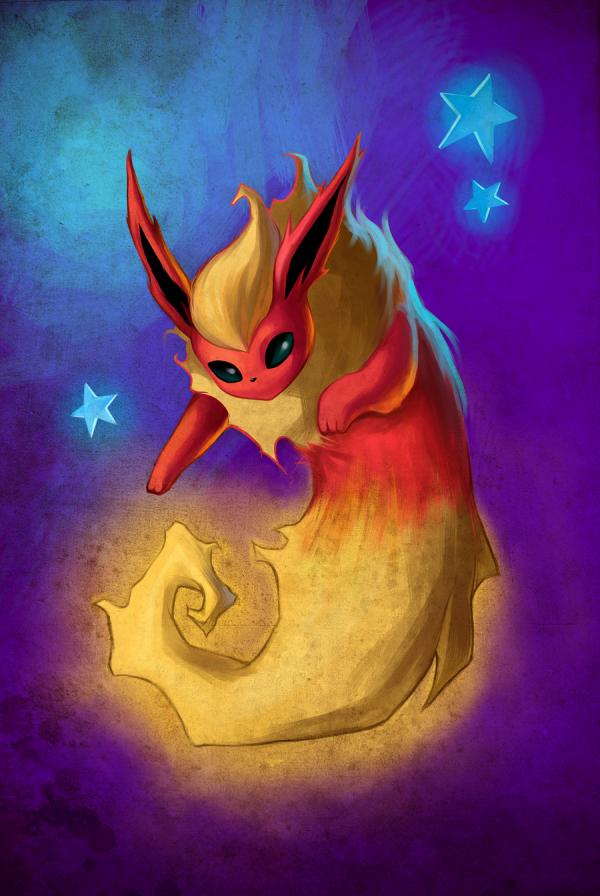pokemon_flame_spirit600_896 Eevee's Evolution