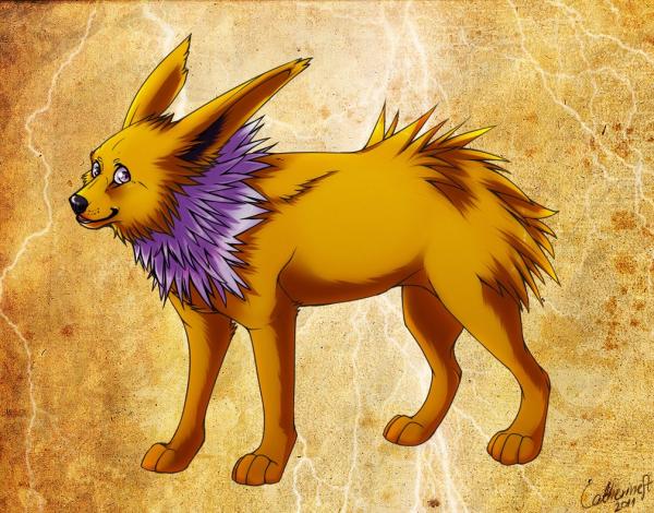 jolteon_ii_by_catherinest600_470 Eevee's Evolution