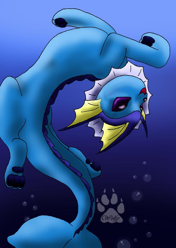 vaporeon___lets_swim_by_domesticatedzombie600_846 Eevee's Evolution