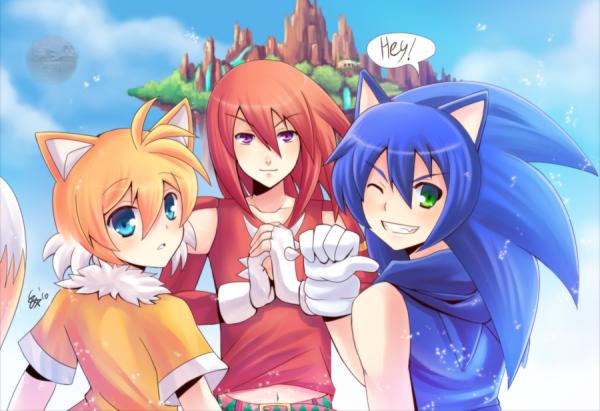 Sonic Characters by Mikuhoshi