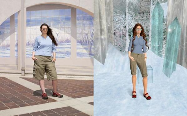Gamers With Their In-Game Avatars